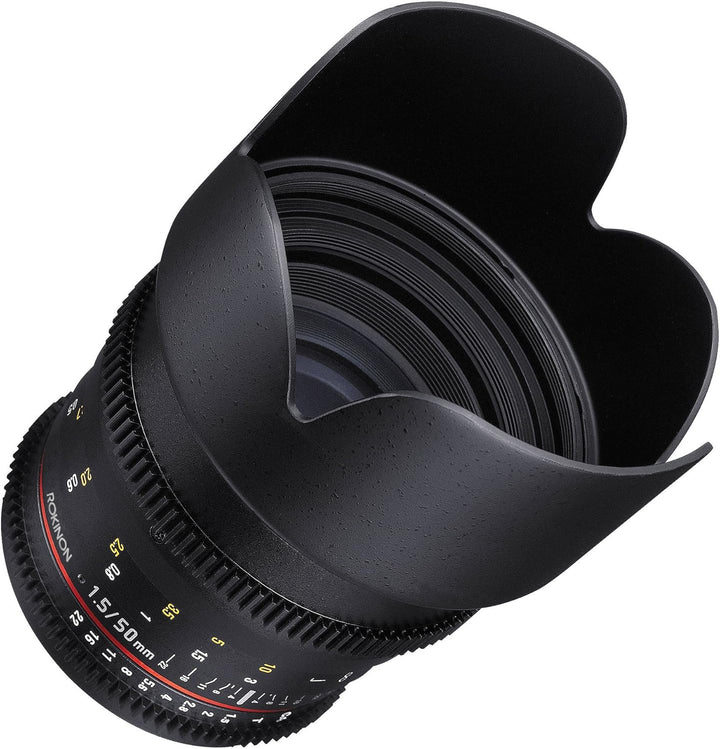 Rokinon DS50M-NEX Cine DS 50mm T1.5 AS IF UMC Vollbild-Cine Weitwinkelobjektiv für Sony E-Mount Kame