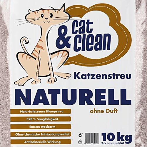Cat & Clean Katzenstreu Der Extraklasse Klumpendes Einstreu Extrem Saugfähig Naturprodukt Aus Benton