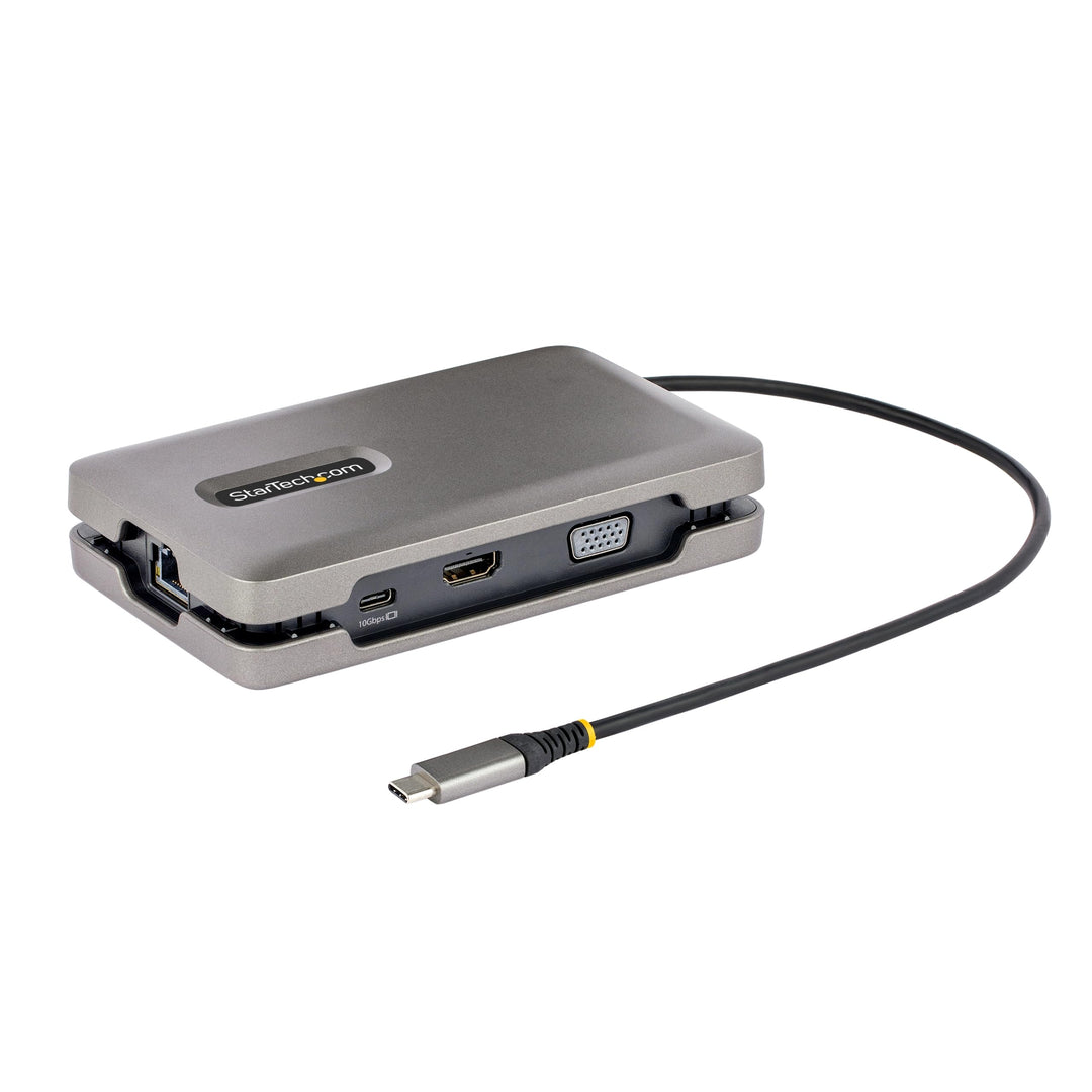 StarTech.com USB C Multiport Adapter-Docking Station - USB-C auf DP Alt Mode/4k HDMI/VGA, Dual Monit