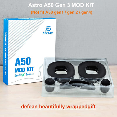 A50 Gen 3 Mod Kit – defean Ersatz-Ohrpolster und Kopfband, kompatibel mit Astro A50 Gen 3 Headset, O