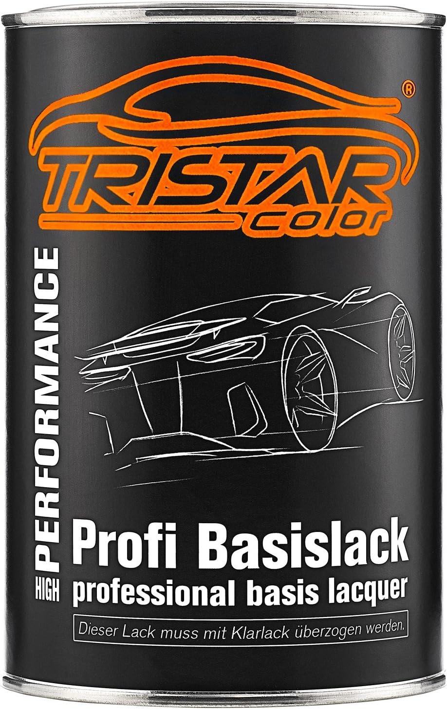 TRISTARcolor Autolack Set Dose spritzfertig für KIA N2O Neon Orange Grundlack + Basislack + 2K Klarl