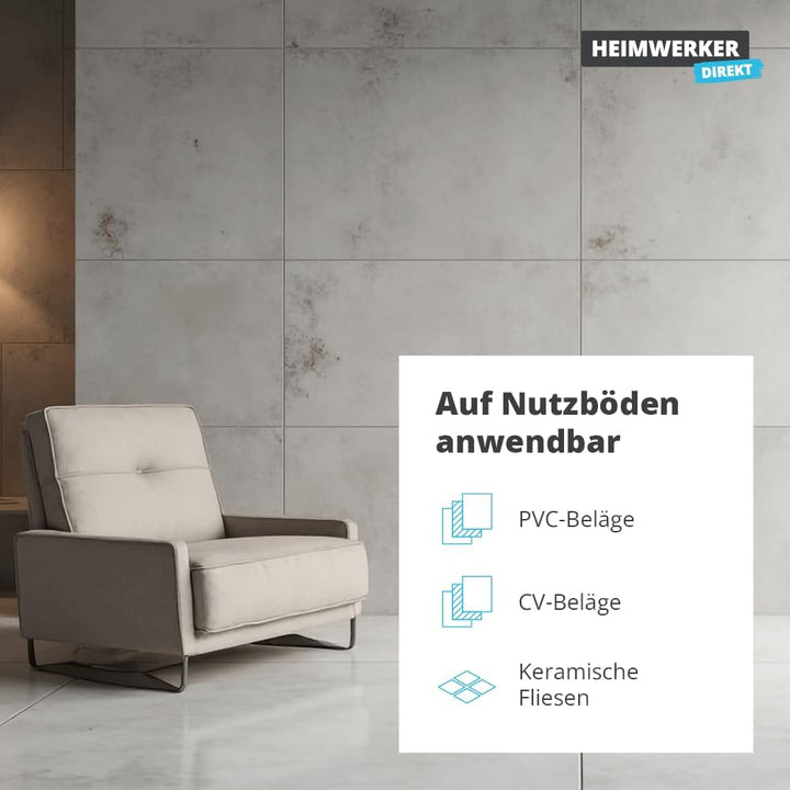 2x 25m² Alfa Verlegegitter Profi-Qualität Belagsfixierung Boden, Weichmacherbeständig rückstandsfrei