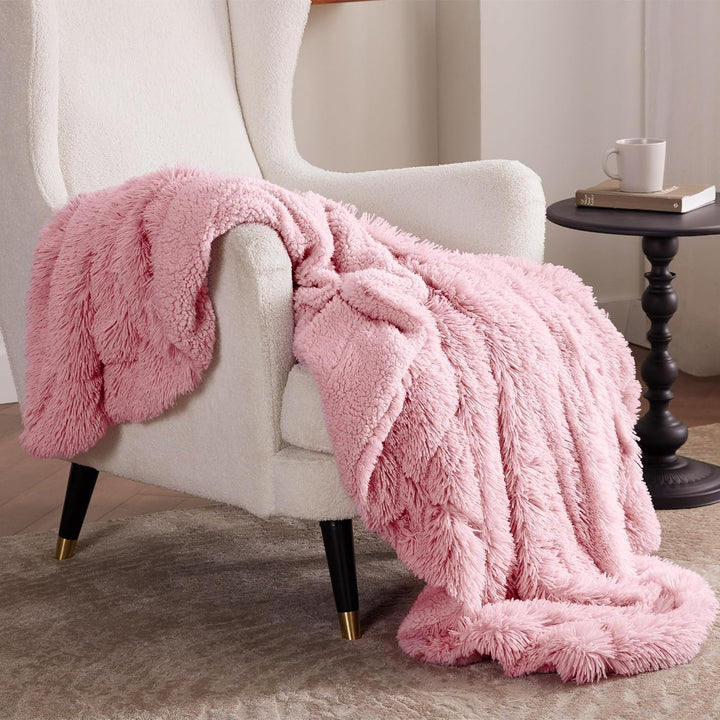 BEDSURE Kuscheldecke - Flauschig Decke, Warm Sherpa Sofadecke, Dicke Felldecke, Couchdecke, Flauschi