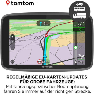 TomTom LKW Navigationsgerät GO Professional 620 (6 Zoll, Sonderziele und Routen, Stauvermeidung dank