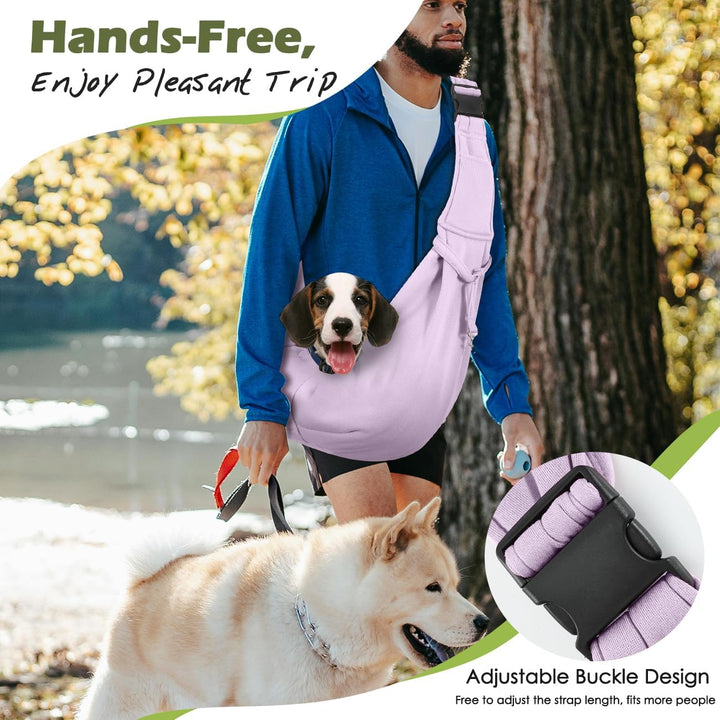 Pawaboo Hundetragetasche für Kleine Hunde, Wendbare, Freihändige Hundetragetaschen, Welpentragetasch