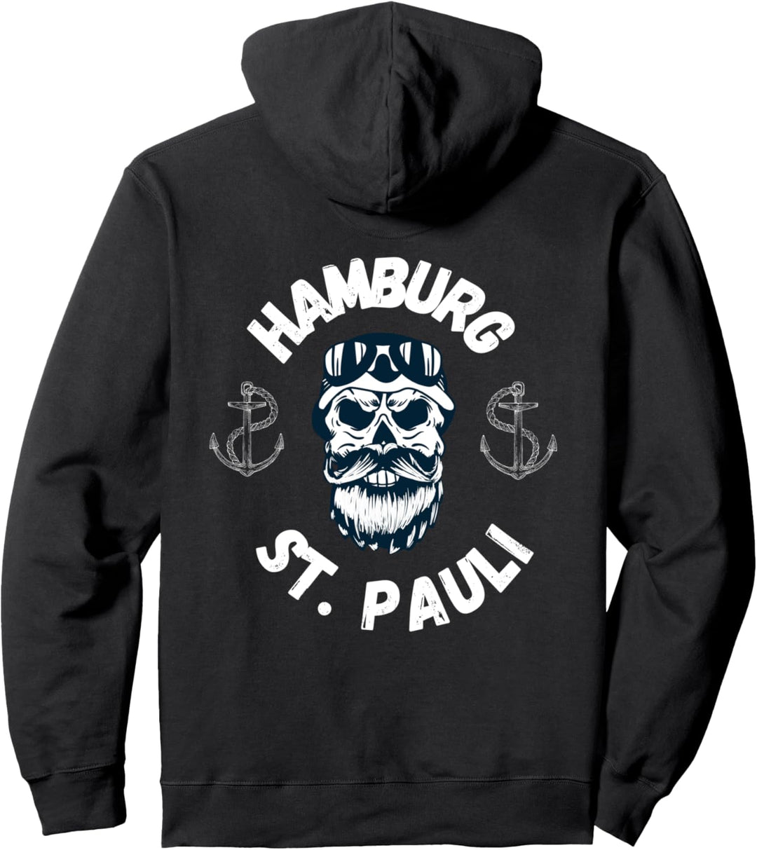 HAMBURG St. Pauli, Touristen und Hamburger lieben Hamburg Pullover Hoodie