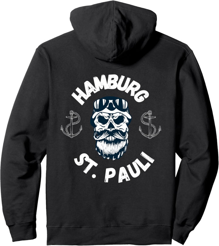HAMBURG St. Pauli, Touristen und Hamburger lieben Hamburg Pullover Hoodie