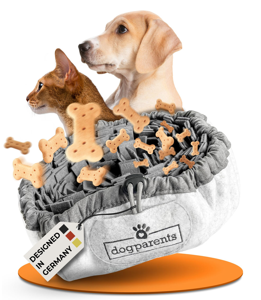 DOGPARENTS® Schnüffelteppich Hund klein & gross – Schnüffelmatte Hund ROBUSTER Hunde Schnüffelteppic