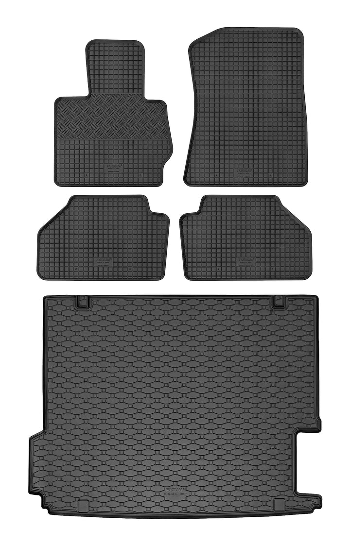 Passgenaue Kofferraumwanne und Gummifussmatten geeignet für BMW X3 F25 Bj.2011-2019