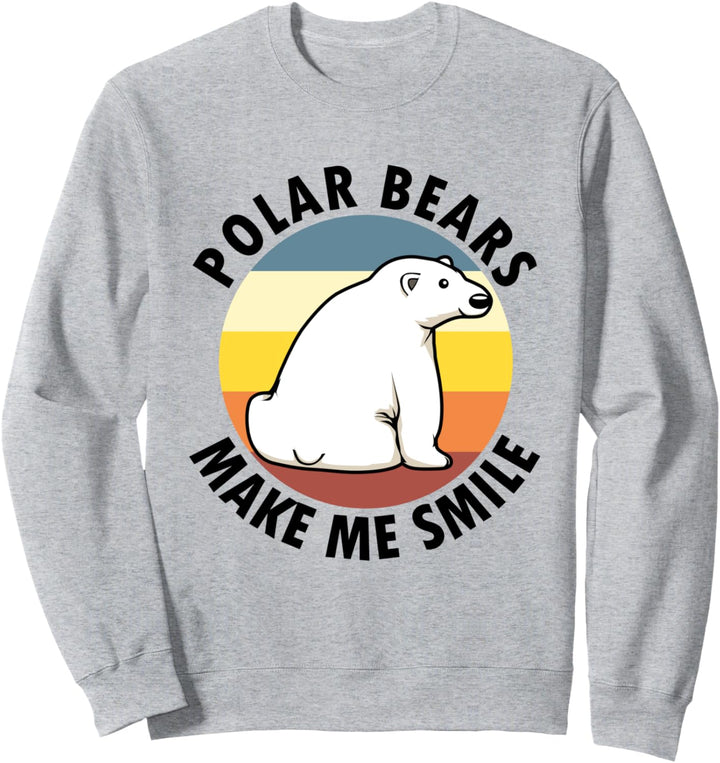 Eisbären Niedlich Wildtiere Tier Natur Arktis Sweatshirt