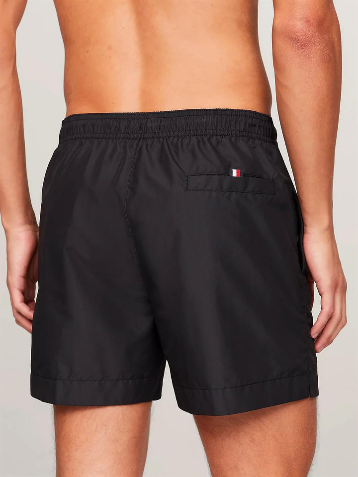 Tommy Hilfiger Bodeshorts Gummibund Tunnelzug Logo dunkelblau M Black (Black), M Black (Black)