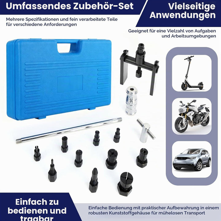 Upgrade Lagerabzieher, Innenlager Abzieher Set mit Gleithammer &amp; Zweiarm, Gleithammer Abzieher mit 8