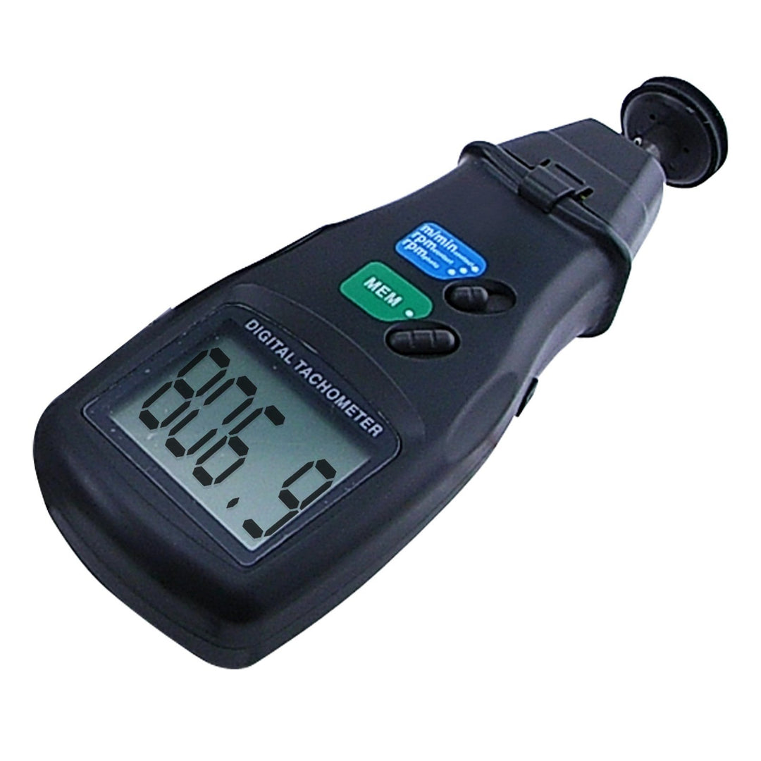 Professioneller Digitaler Drehzahlmesser Kontakt &amp; Berührungsloser Laser Drehzahlmesser LCD Display