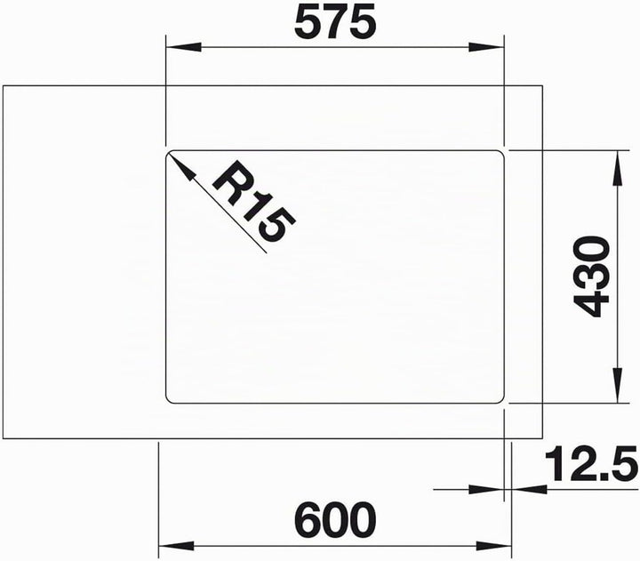 BLANCO ANDANO 340/180-IF | Edelstahl | Einbauart: Einbau von Oben &amp; Flächenbündig | Grosses Hauptbec