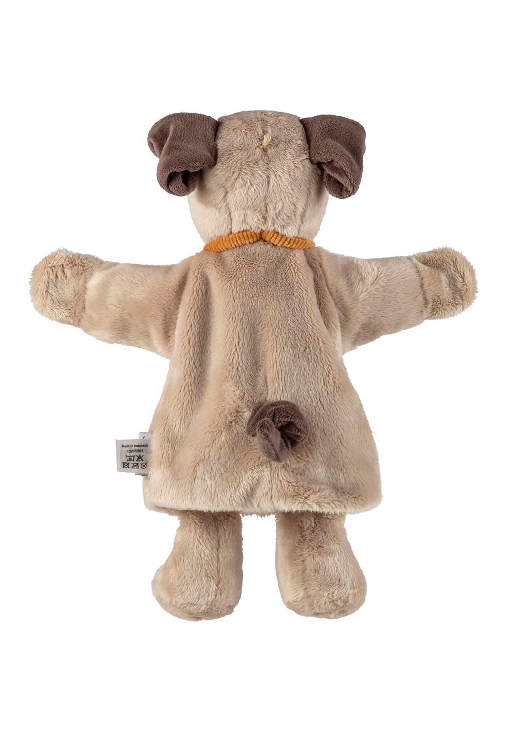 Handpuppe Hund, weiches Spielzeug für Kasperle Theater, zum Geschichten erzählen und erstes Rollensp