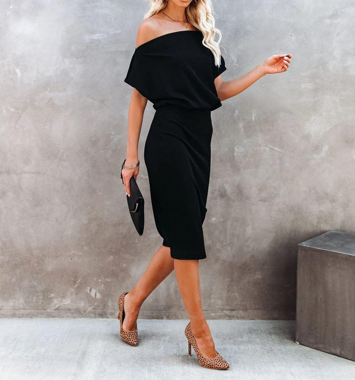 CUPSHE Damenkleid Carmenausschnitt Kurzarm Off Shoulder Kleid Partykleid Freizeitkleider Mini Dress