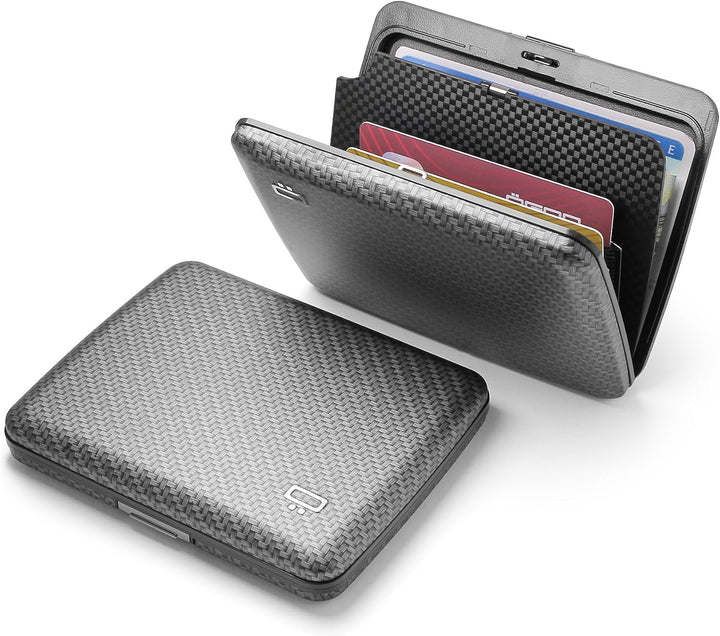 ÖGON -DESIGNS- V2 Smart Case Large - Aluminium Geldbörse - RFID Blockierung Kartenhalter - Kapazität