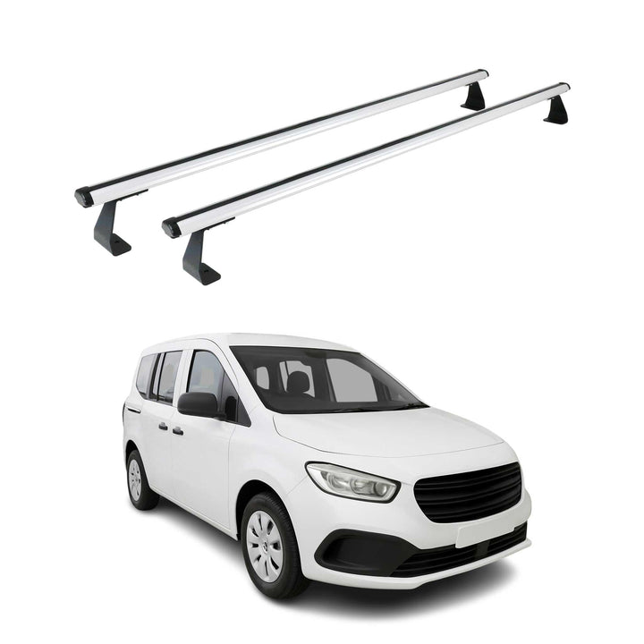 OMAC Heavy Duty Dachträger Querträger kompatibel mit Mercedes Citan W420 2021-2026 – 2 Stangen – Alu
