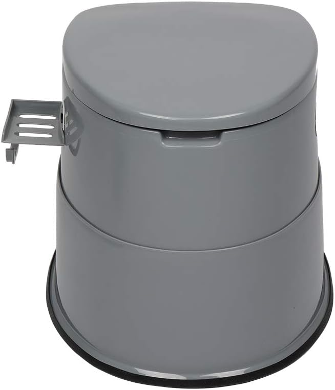 LEADZM Campingtoilette Tragbare Reisetoilette Mobile Toilette für Camping Mit Sitz, Deckel und Toile