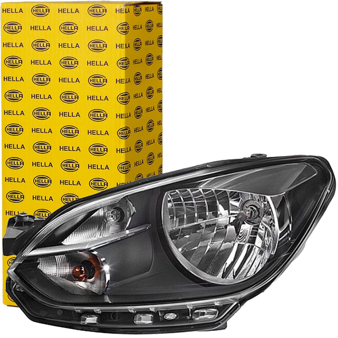 HELLA 1EJ 010 670-011 FF/Halogen-Hauptscheinwerfer - links - für u.a. VW Up (121, 122, BL1, BL2) Lin