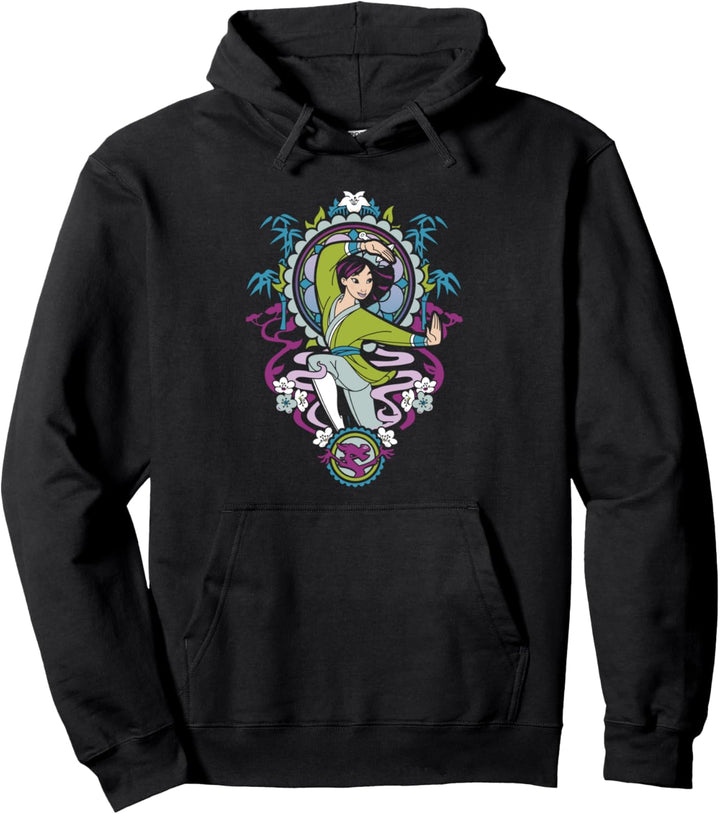 Disney Mulan Stained Glass Pullover Hoodie