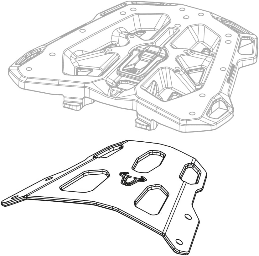 SW-MOTECH STREET-RACK Gepäckträger, Schwarz für Honda CBR 1100 XX Blackbird (97-07)