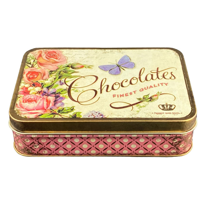 MediMuc Geschenkdose Design Nostalgia - Liebevoll gestaltete rechteckige Bonbondose - Motiv Chocolat