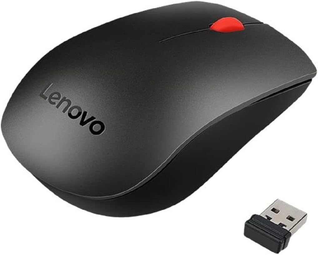 LENOVO Essential Wireless Keyboard and Mouse Combo - German, Black