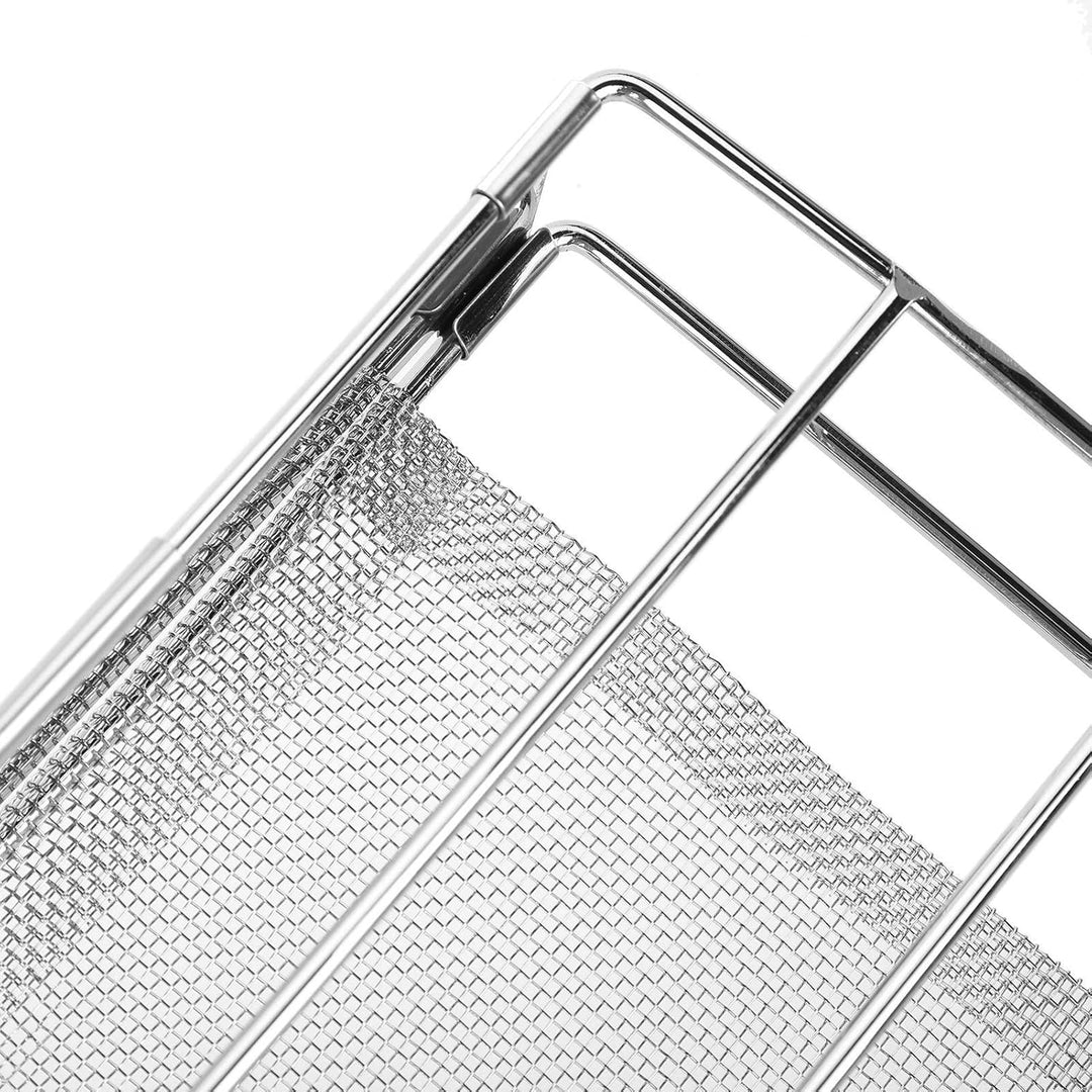 Camping Toaster Rack, 304 Edelstahl Toastständer Backblech, Tragbarer Camping Kocher Toaster für BBQ