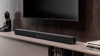 SHARP HTSB140MT 2.0 Soundbar 150W (USB, Bluetooth, HDMI, Optisch, AUX-In (3,5mm), Breite: 95cm), Sli