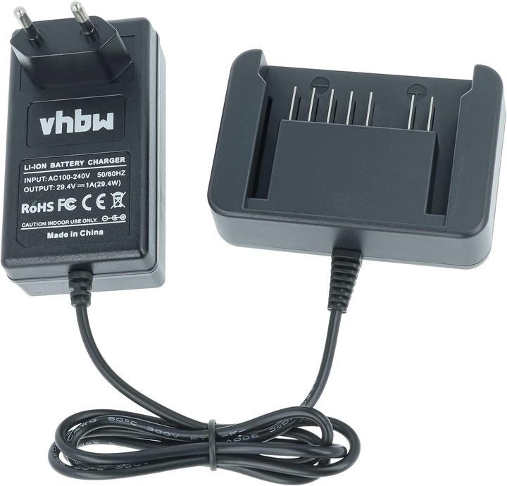 vhbw Ladegerät kompatibel mit Hitachi DH 25DAL, DH 25DL Werkzeug Akkus