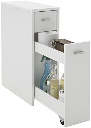 FMD Möbel, 930-001 Casa Nora Mehrzweckschrank, spanplatte / melamin / holz, weiss, masse 20.0 x 45.0