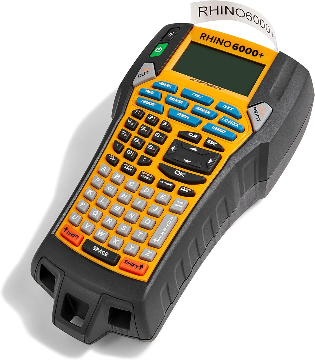 DYMO Rhino 6000+ Industrielles Etikettiergerät im stabilen Hartschalenkoffer | Tragbares Beschriftun
