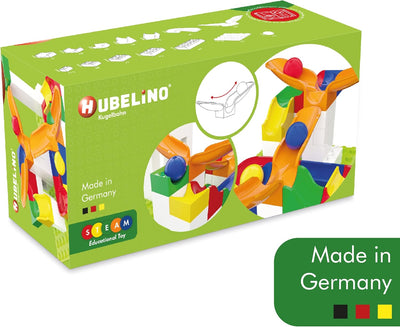 Hubelino #420411 Schwinge Erweiterung (46-teilig) für Kugelbahn, kompatibel mit grossen Bausteinen a