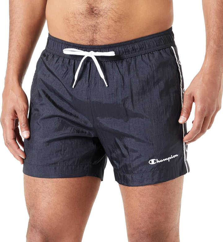 Champion Herren Legacy Beachshorts American Tape Badehose XL Schwarz, XL Schwarz