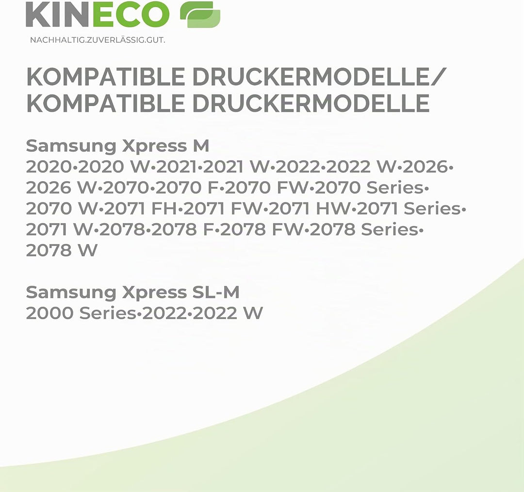 Kineco 2X Toner ersetzt MLT-D111S Doppelpack für Samsug Xpress M2070FW M2070W