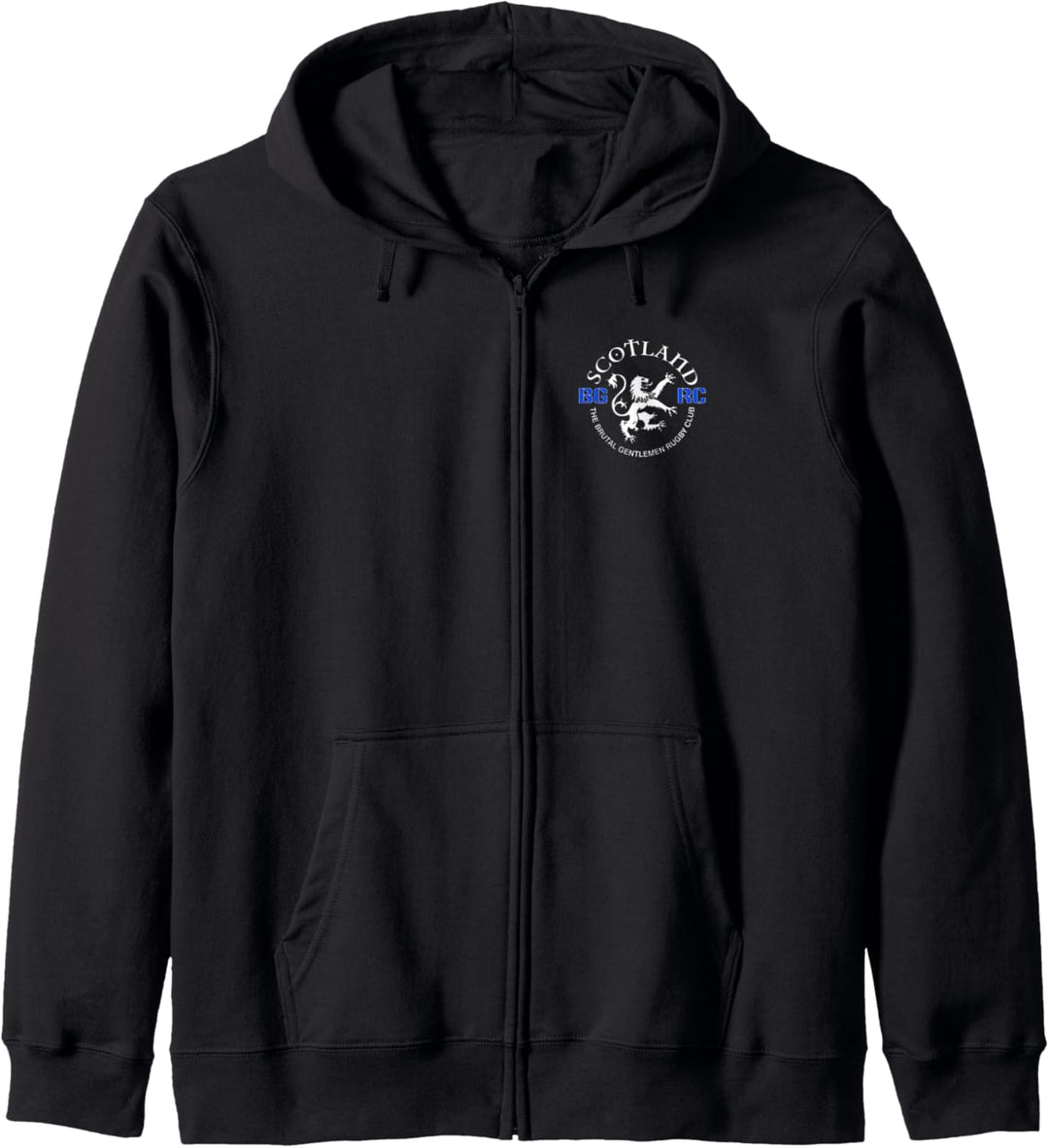 Brutal Gentlemen Rugby Club Scotland doppelseitig Kapuzenjacke