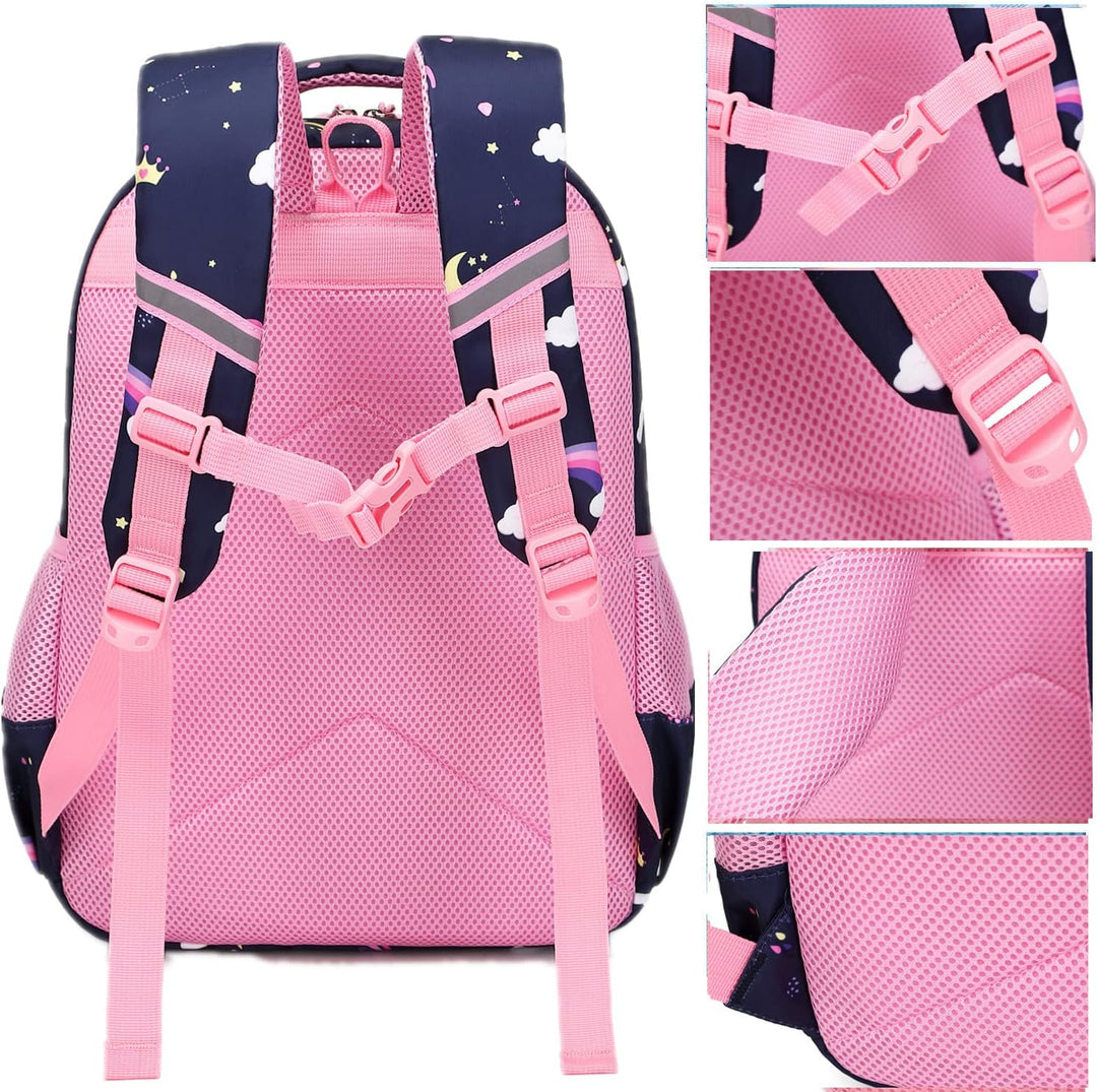 Jumpopack Mädchen Schulrucksack Teenager Rucksäcke Schule Mädchen Schultaschen für Kinder Rucksack K