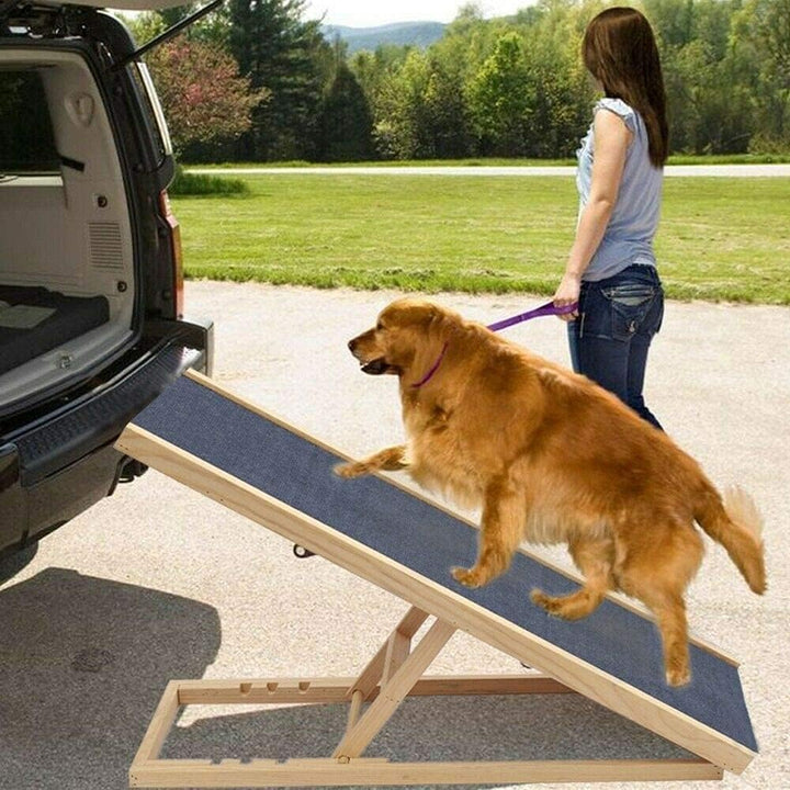 Hundetreppe für Kleine Hunde Hunderampe Auto Klappbar Bett Sofa Stufen Auffahrrampe Treppe Katzenlei