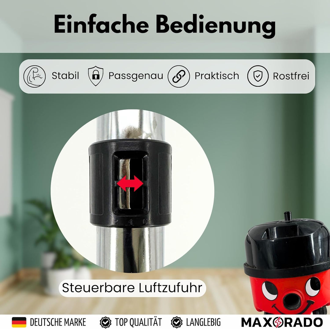 Bodendüse + Schlauch + Staubsaugerrohr Ersatzteile Set für Numatic Henry Hetty James Basil David Edw