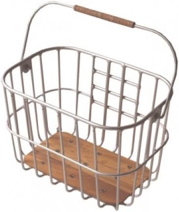 Brooks Fahrradkorb Hoxton Wire Basket 25 Liter, Silber, 80041010