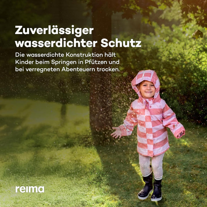 Reima - Vesi Regenjacke für Kinder - Wasserdichte Regenjacke für Jungen und Mädchen - verschweisste