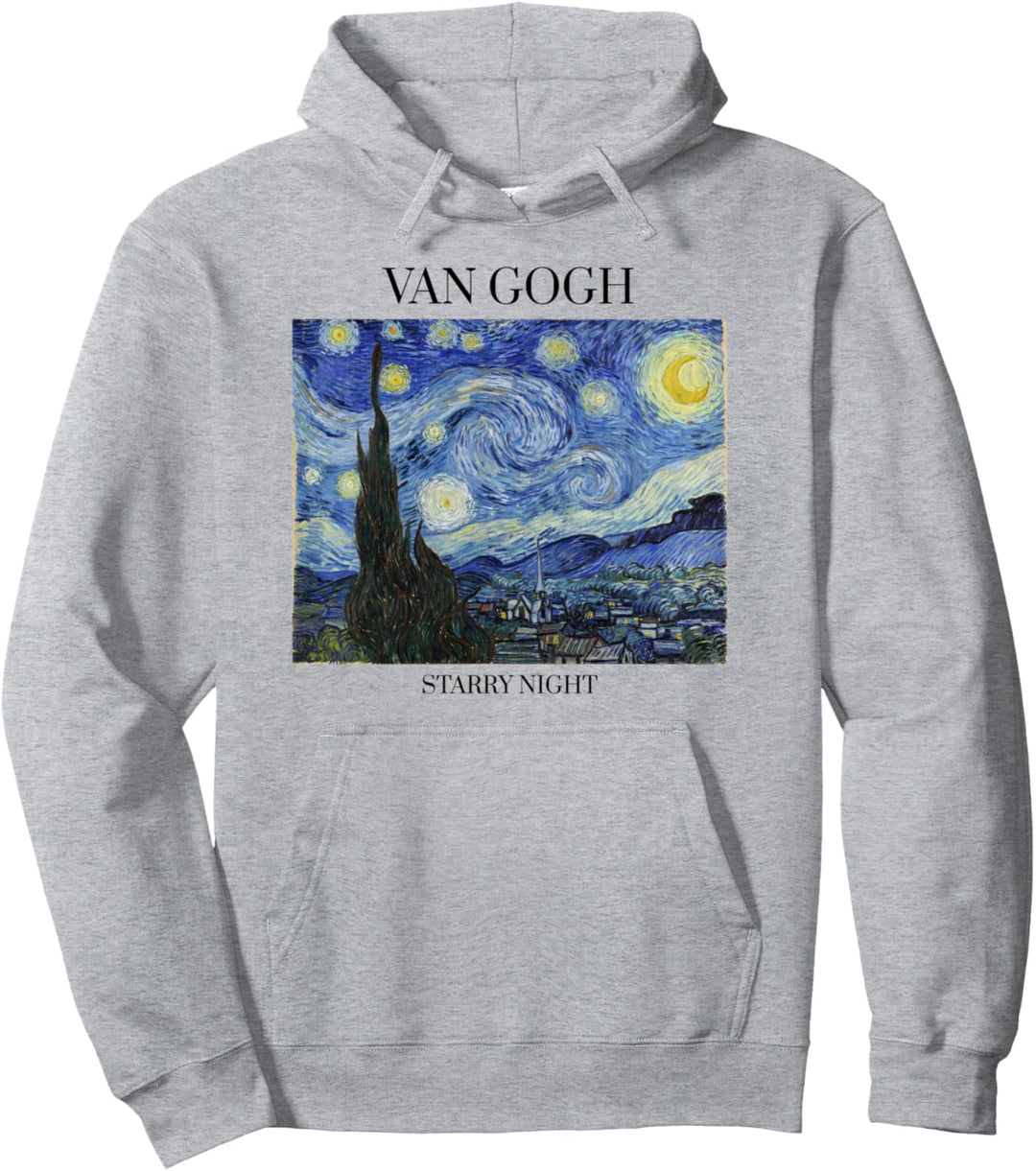 Van Gogh Sternennacht Impressionist Art Vincent Van Gogh Pullover Hoodie