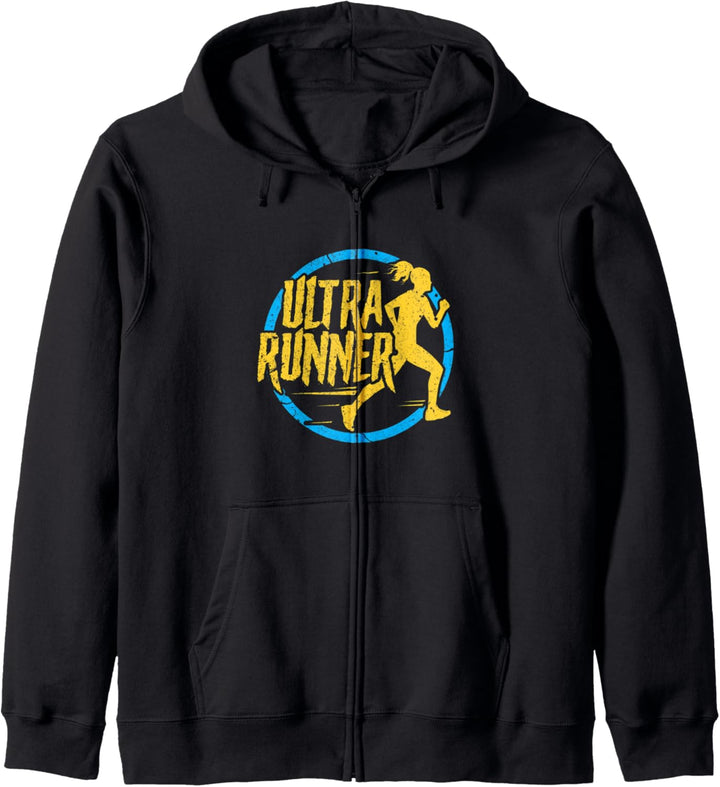 Ultra Runner Athletic Ultra Marathon Laufen Laufen Fitness Kapuzenjacke