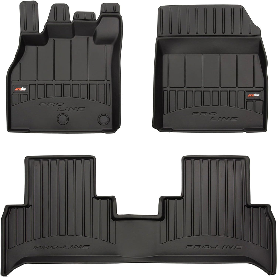 SMK Gummimatten Auto Fussmatte passt für Renault Grand Scenic II 2009-2016 Verbessern Sie Ihren Reis