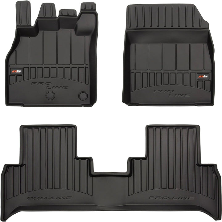SMK Gummimatten Auto Fussmatte passt für Renault Grand Scenic II 2009-2016 Verbessern Sie Ihren Reis