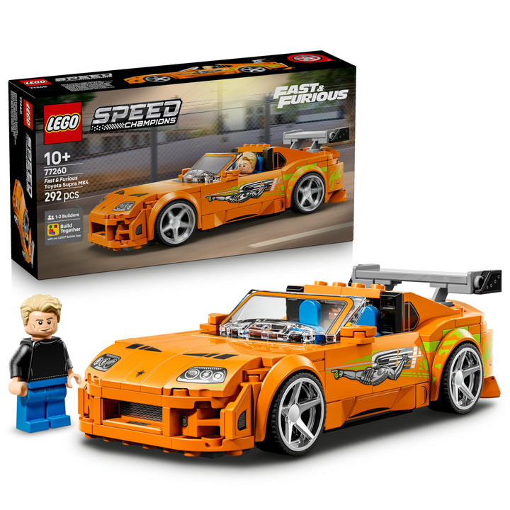 LEGO Speed Champions The Fast and The Furious Toyota Supra MK4 - Auto Spielzeug - Modellbau mit Brya