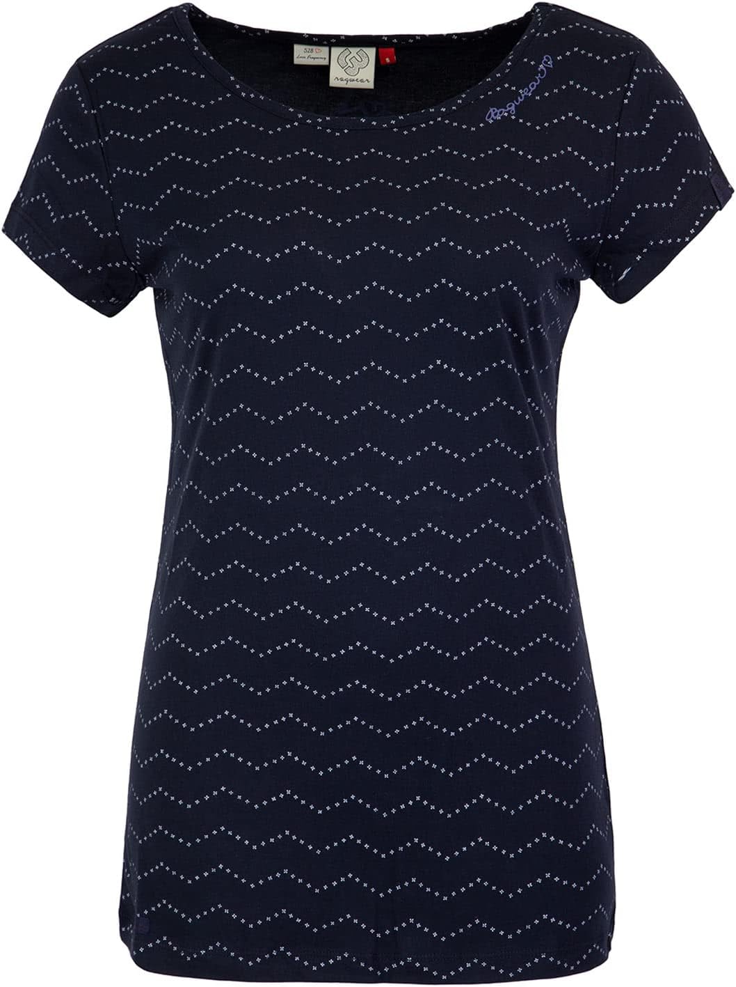Ragwear Mint Zig Zag Top Damen S Navy, S Navy
