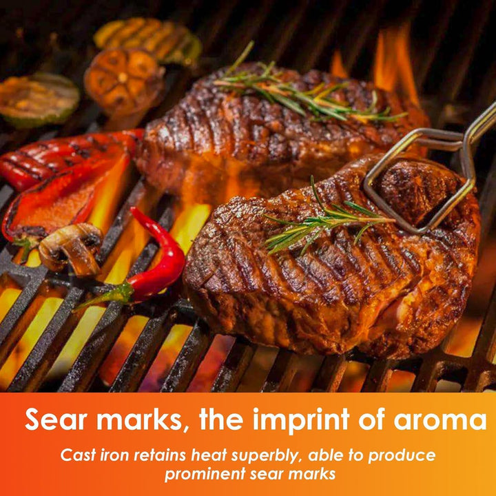GRISUN 38cm x 28.6cm Grillroste für Weber Spirit 200 Serie mit Seitenbedienfeld, für Spirit E210, fü