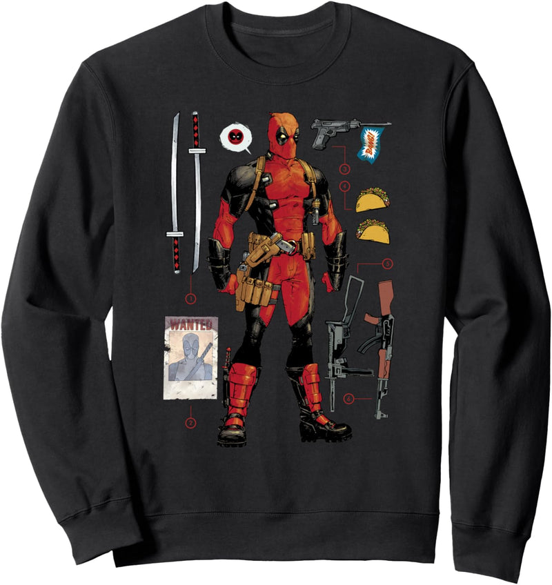 Marvel Deadpool Accessories Sweatshirt